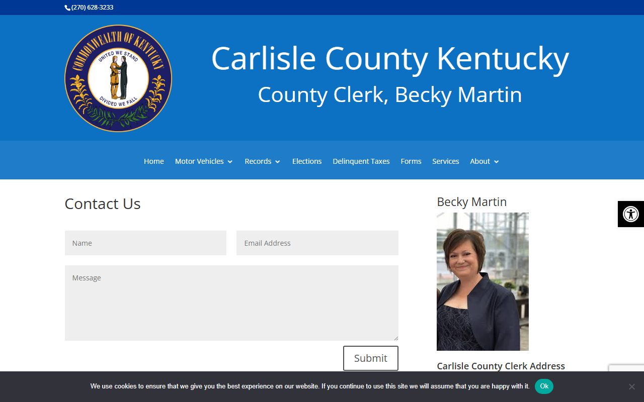 Carlisle County Circuit Court Clerk records county clerk contact context
