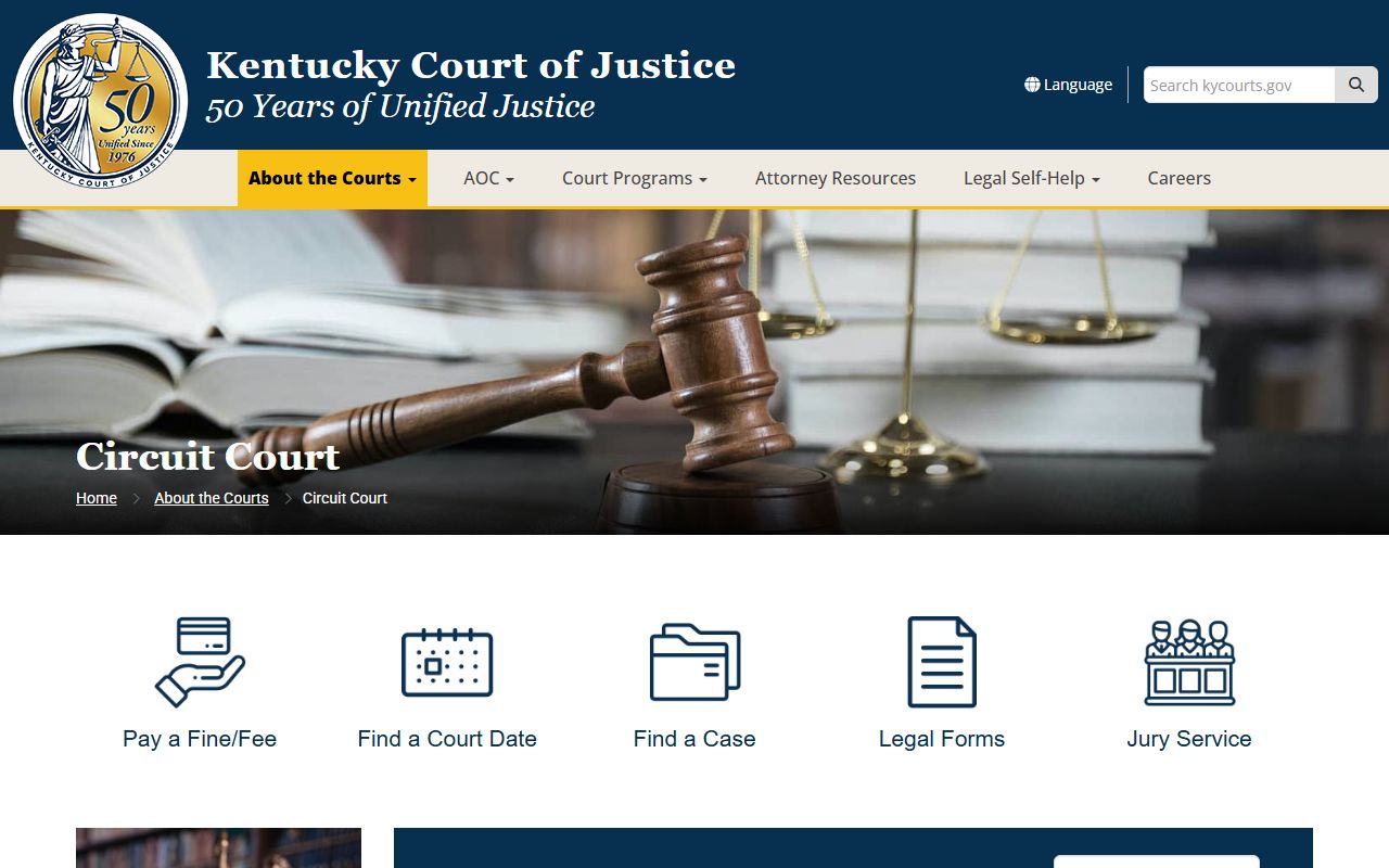 Carlisle County probate records KCOJ Circuit Court contested probate jurisdiction