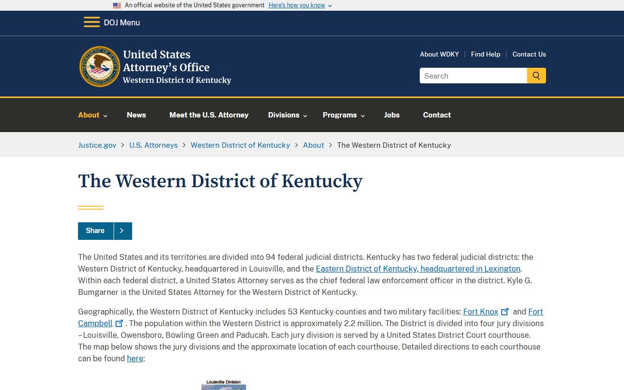 Carlisle County warrant records and Western District of Kentucky federal district information